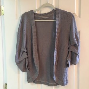 Rubbish | Gray Cardigan with Cinched Sleeves